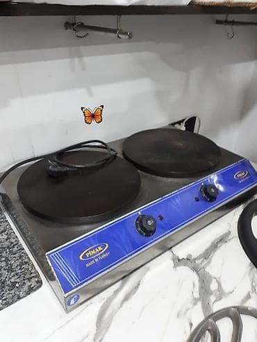 Pimak iki gözlü elektrikli sac/plitə - Üstü həm çox qalın, həm də çox