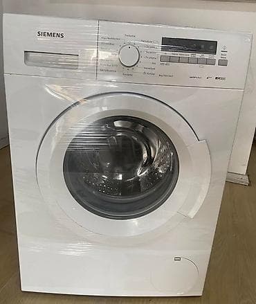 pox masini: Siemens paltaryuyan maşın – ön yükləməli, ağ korpus, elektron — 1