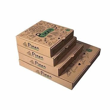 metbex ewyalari: Pizza qutuları – loqolu və loqosuz - Material: möhkəm, qida ilə təmas — 2