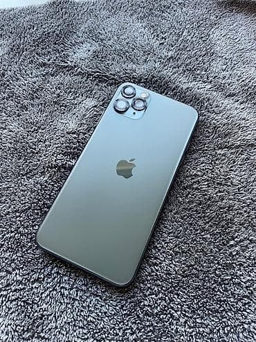 IPhone 11 Pro Max, 256 GB, Alpine Green, Face ID, Simsiz şarj — 2