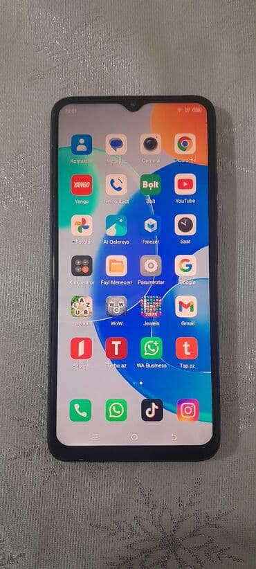 Tecno Spark, rəng - Göy, Barmaq izi