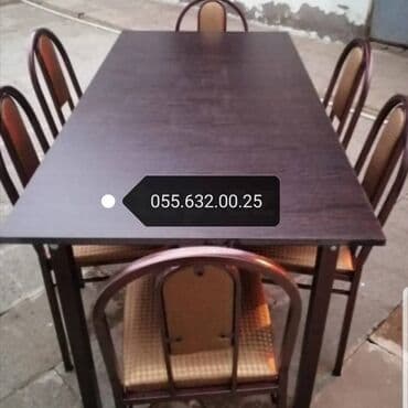 İnformatika: ‼️100manatdan başlayir 4nəfərlik stol və stul dəstləri. Masa və — 24