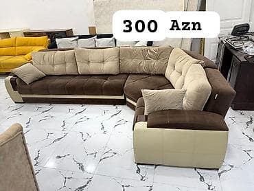 kunc divan: Künc divan, İşlənmiş, Açılan, Bazalı, Parça, Çatdırılma yoxdur — 1