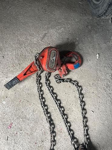 elektrikli əl alətləri: Mexaniki zəncirli qaldırıcı (lever hoist) — 2 qarmaqlı model — 5