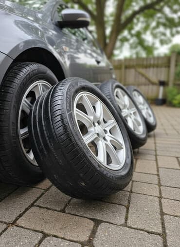 disk teker 17: 4 bolt olan maşınlara qedir üstündəki təkərləri 225.55.16 dı normal — 1