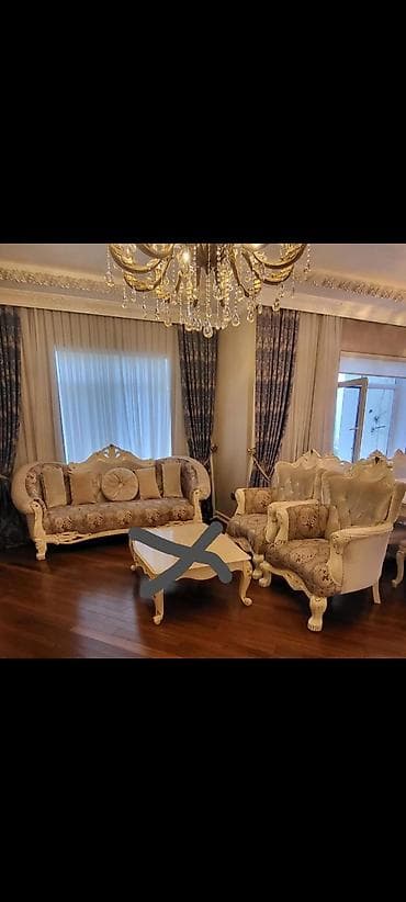 ev t: İşlənmiş, Divan, 2 kreslo — 1