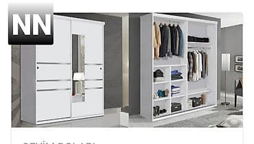 Прямой шкаф, Для прихожей, Шифоньер, Купе, Корпусный, 5 дверей