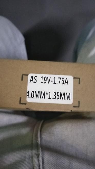 adapter şunuru: AS 19V 1.75A noutbuk adapteri/şarj cihazı Texniki göstəricilər: - — 2