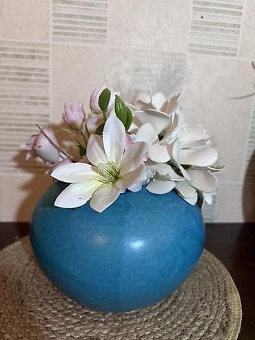 Fiqur, Keramika, rəng - Mavi