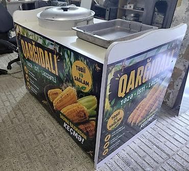 Mağaza avadanlığı: Qarğıdalı satışı üçün mobil piştaxta və avadanlıq seti 220 volt — 3