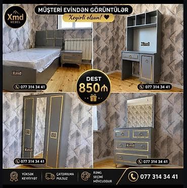 Gənc otağı mebel dəsti – Xmd Mebel Dəst tərkibi: - Tək nəfərlik
