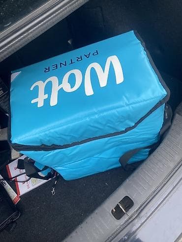 Холодильное оборудование: Wolt Partner termo çatdırılma çantası - Rəng: açıq mavi, Wolt Partner — 1