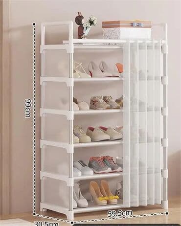 sade perdeler: Yeni, Açılan, 5 qapı Düz dolab, Ayaqqabı dolabı, Çin — 5