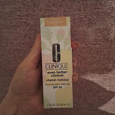Kosmetika: Orjinal Clinique Even Better Clinical Vitamin Makeup – SPF 50, “light — 6