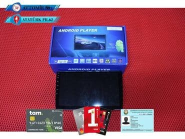 avto manitor: Android 9'' 1-16gb DVD-monitor ve android monitor hər cür avtomobil — 1