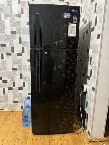 zil moskva soyuducu aliram: 2 qapılı LG Soyuducu Satılır, rəng - Qara — 1
