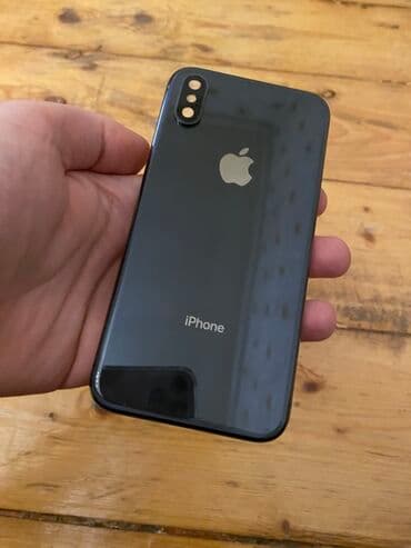 iphone x arxa şüşə qiyməti: IPhone X, Qara, Face ID — 1