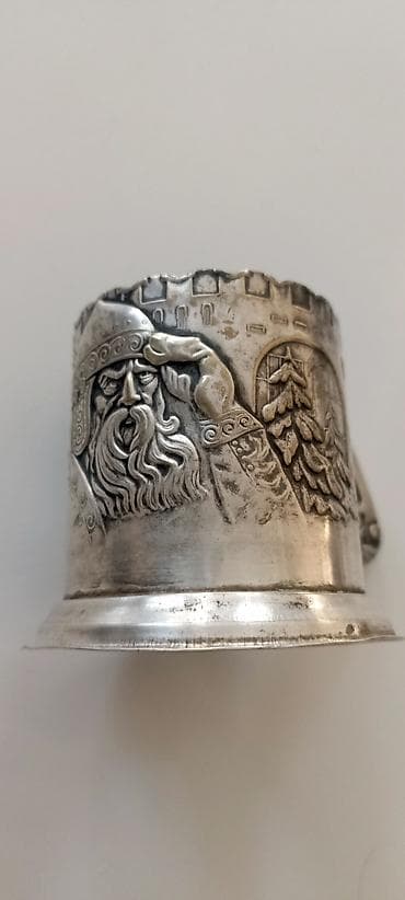 sufreler instagram: Sovet dövrü,1940-cı illər.Gümüşlənmiş metaldan hazırlanmış qədəh üçün — 3