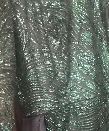 qisa don: Zümrüd-yaşıl rəngdə ziyafət/libas,hicabli xanimlar yashil bodyle — 3