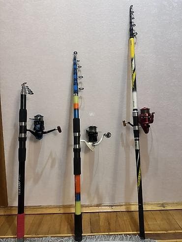 sarı led: Balıqçılıq dəsti – teleskopik qamışlar və makinalar Məhsul təsviri: - — 2