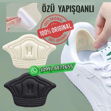 daban catlari ucun krem: Özü Yapışqanlı Daban Qubkası (ölçü balacalaşdıran) ▪️ Rəng: Ağ və — 1