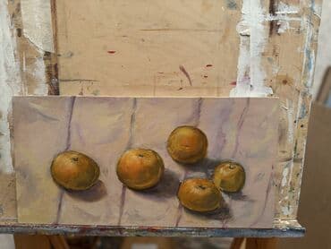 natürmort şəkilləri: Natürmort yağlı boya — 1