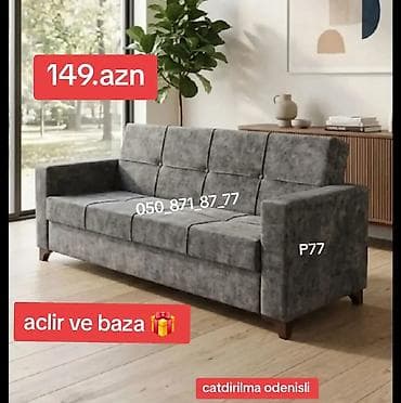dəmir divanlar: Di̇van-kravat, Açılan, Bazalı, Parça, Ödənişli çatdırılma — 3