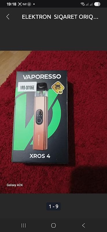 electron qəlyan: Vaporesso XROS 4 elektron siqaret cihazı - Brend/model: Vaporesso — 1