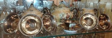 suse: Çay dəsti, rəng - Qızılı, Farfor, 6 nəfərlik, Çexiya — 1