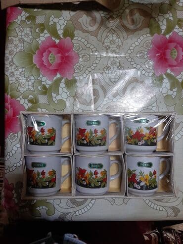 gozel qablar: Fincanlar, rəng - Ağ — 1