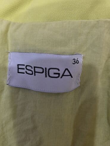 желтые женские костюмы: ESPIGA qadın kostyumu – 2 hissəli dəst - Rəng: açıq limon/yaşıl - — 3