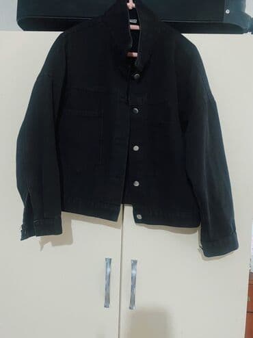 Другая женская одежда: Qara rəngli denim ceket - Material: qalın denim (pambıq əsaslı) - — 1
