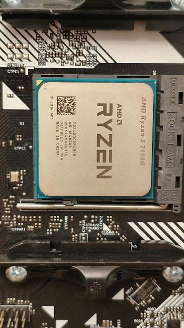 Plata : ASRock A320M-HDV Cpu : Ryzen 5 2400G 3.9 Ghz Ram : Corsair — 2