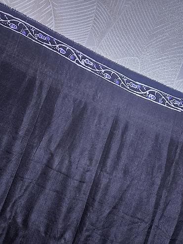 a class saatlar: Qara şərf/şal - Material: yüngül və yumşaq toxumalı parça — 2