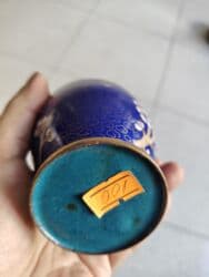 Винтажная ваза клуазоне