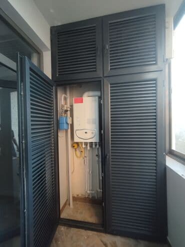 kombi şkaf: Mənfəz li̇ şkaflar. Kondi̇si̇oner ve kombi̇leri̇n kabağina plasti̇k — 2