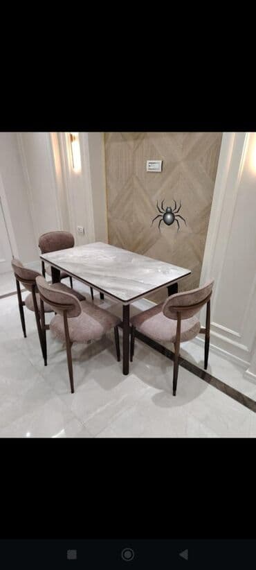 Mətbəx üçün, Yeni, 4 stul