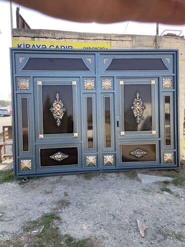 ən ucuz darvazalar: Salam Darvaza Yenidir Eni-3.50 Hündürlük-2.60.Bütün Matreallar Rusiya — 3