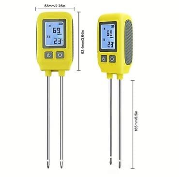 Самовары: Torpaq testeri Model: SGS 09 4-ü 1-də Azot (N) Fosfor (P), Kalium və — 4