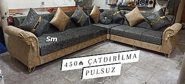 divan istikbal: L formalı künc divan dəsti, klassik və zövqlü dizaynla təqdim olunur — 2