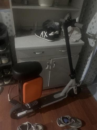 Elektrik skuter – oturacaqlı model - Praktik elektrik skuter, ön