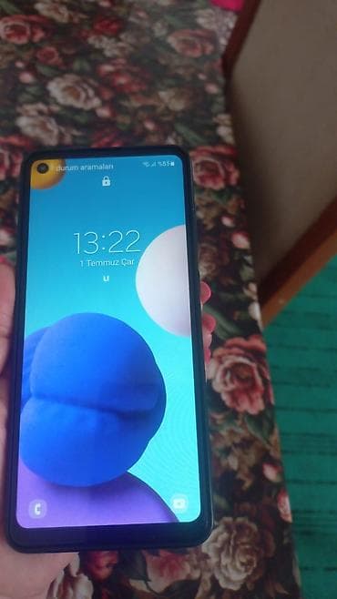 panel radiator: Samsung Galaxy A21S, 64 GB, rəng - Qara, Barmaq izi — 1