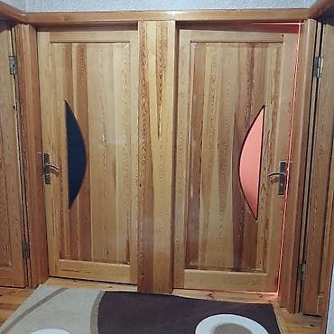 yun xalca: - Material: Təbii ağacdan (masif) hazırlanmış daxili qapılar - Dizayn — 1