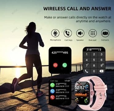 ev zengi: Yeni, Smart saat, Smart, Sensor ekran, rəng - Qara — 4