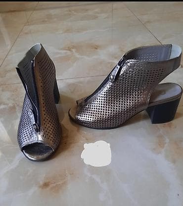Tuflilər, Ölçü: 39, rəng - Boz, Yeni