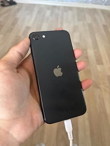 bakcell operator elaqe nomresi: IPhone SE 2020, Qara, Simsiz şarj — 2