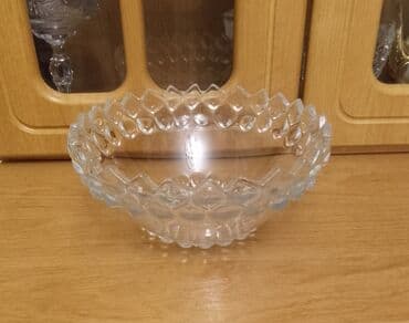 Süfrə qab-qacaqı: 6 Ədəd Təp-Təzə Yeni Müxtəlif Bəzəkli İçi Dərin Böyük Meyvə Şirniyyat — 7