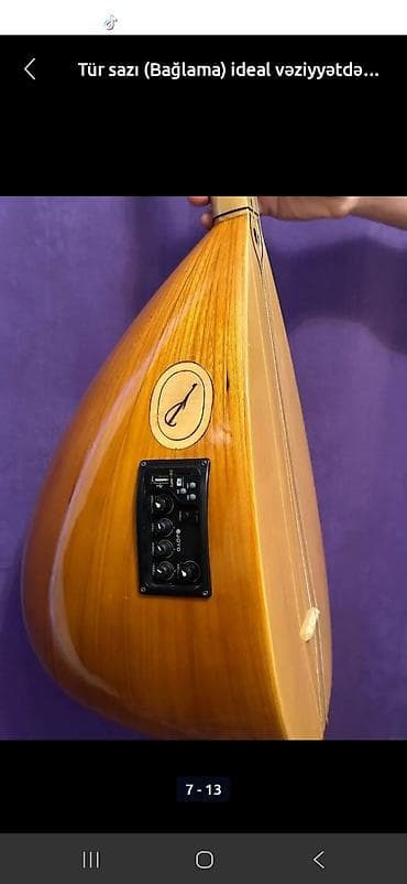 Kitablar və jurnallar: Türk sazı (Bağlama) – elektro-akustik model - Uzun saplı bağlama - — 6