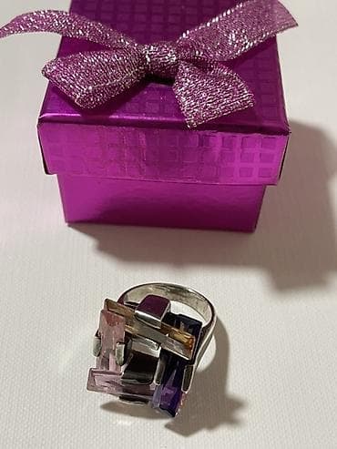 tarakan uzuk: Üzük, Gümüş, Kvars — 2