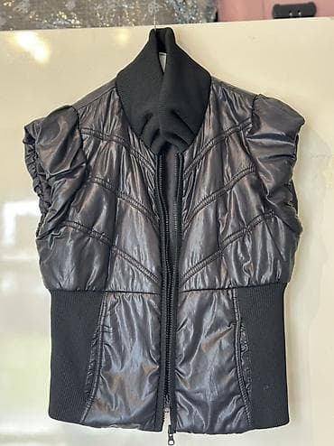 Jiletlər: Qadınlar üçün qolsuz şişmə jilet - Rəng: tünd qartal qara metalik — 3